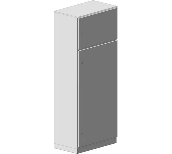 Изображение товара Корпус MULTICOLOR ВРУ-2 IP-54 (450x1800x450) (ШхВхГ) RAL 7035 MLT.VRU2.54.45.18.45