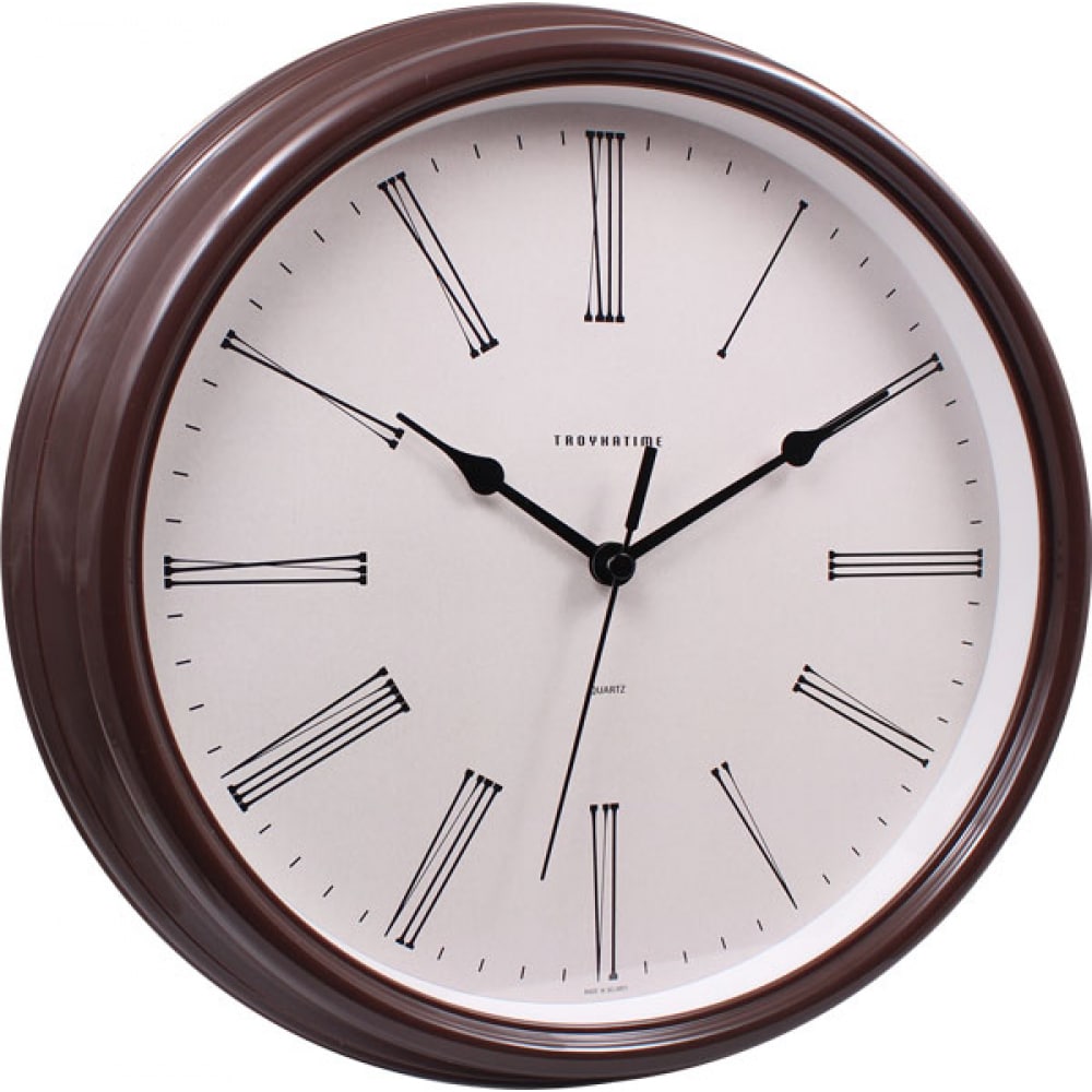 Настенные часы TROYKATIME часы настенные романс ⌀30 5 см коричневый