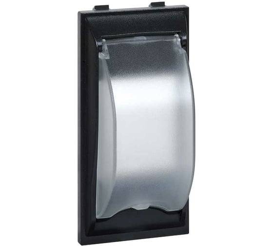 Изображение товара Плата с защитной прозрачной крышкой Simon, для устройств автоматики, высота 32 мм, S- графит SMN-14