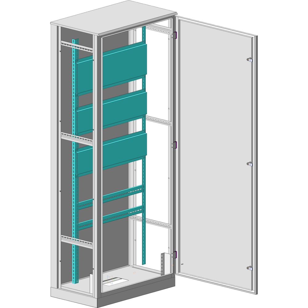 Изображение товара Корпус MULTICOLOR ВРУ-1 IP-54 металлический напольный (600x2000x600) с съемными боковыми панелями