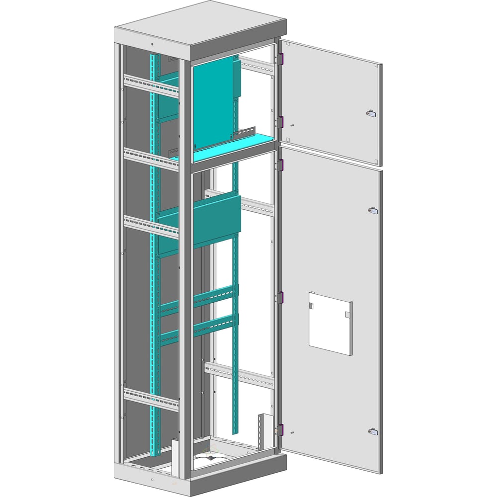 Изображение товара Корпус MULTICOLOR ВРУ-2 напольный металлический IP31 светло-серый
