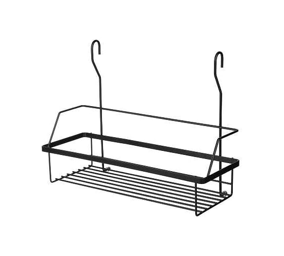 Изображение товара Полка на рейлинг с лентой Рыжий кот Binario, 33x14x18,5 см, полимерное покрытие 109161