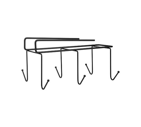 Изображение товара Вешалка 6 крючков металлическая Рыжий кот Scaffali 20,5x27,5x14,5 см, полимерное покрытие 109120