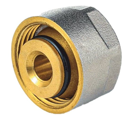 Изображение товара Евроконус Aquasfera МП обжим, латунь, Дн16x2,0x3/4" накидная гайка 5021-02 128-9235