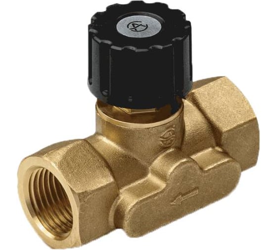 Изображение товара Балансировочный клапан Aquasfera латунь, Ду15 Ру16 м/м Kvs1.6 EURO 2014-01 022-6511