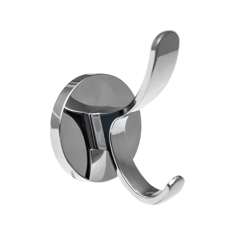 Изображение товара Комплект мебельных крючков Kerron из 2 штук хром двухрожковый KR 0350 SET2