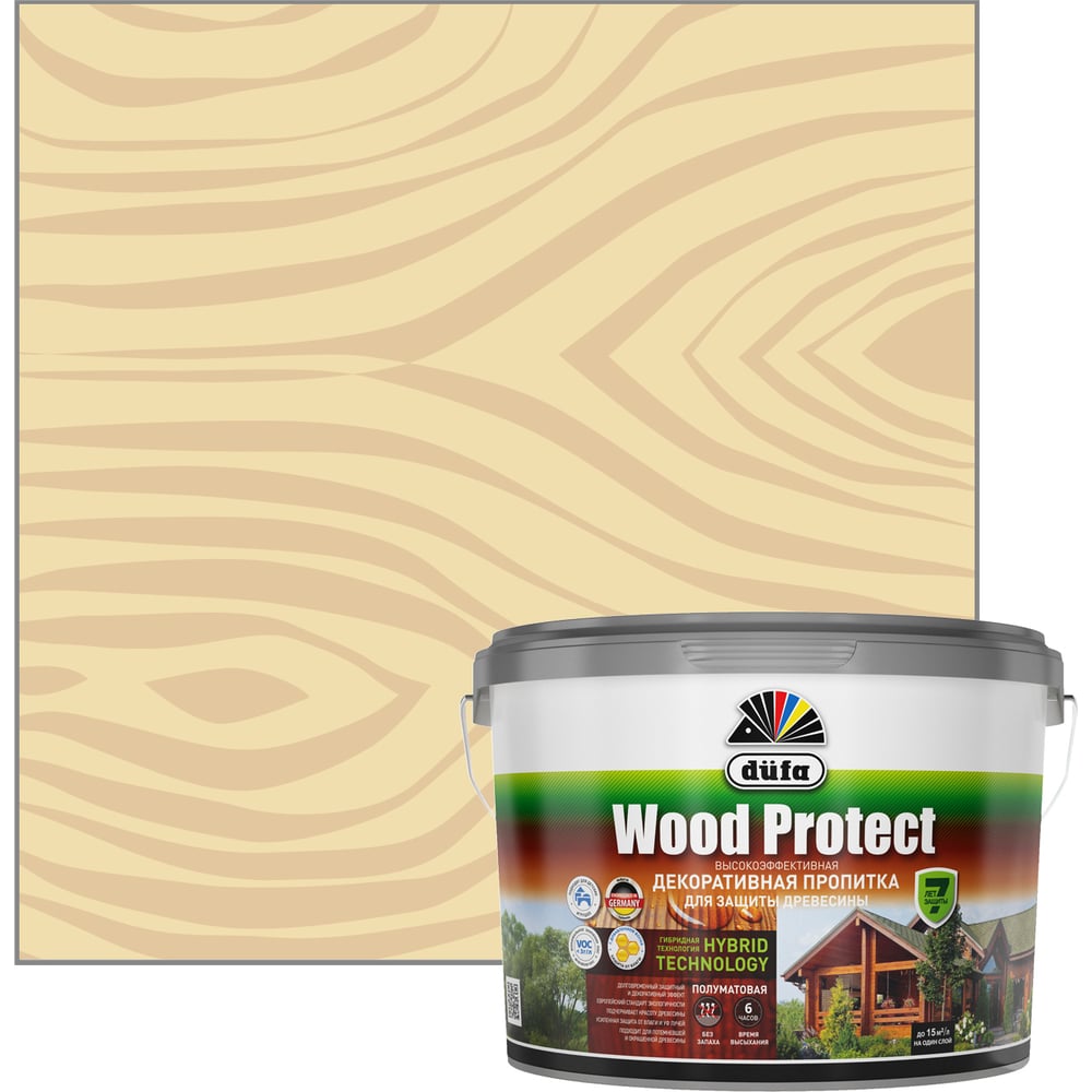 Пропитка для защиты древесины Dufa пропитка защитная гидрофобная для фасадов зданий sika sikagard 703w 5 л