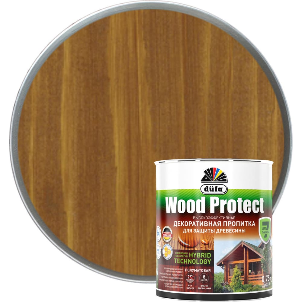 Пропитка для защиты древесины Dufa пропитка dufa woodtex для дерева защитная дуб 0 9 л