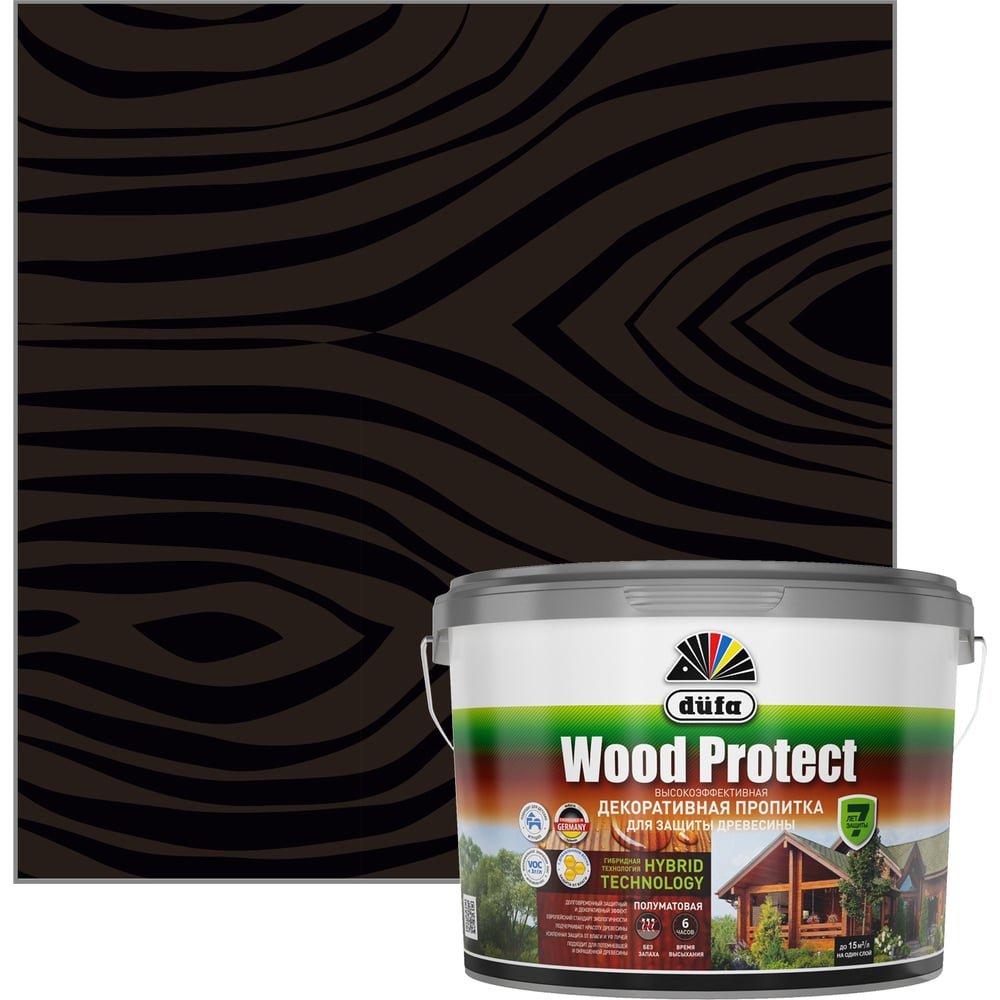 Пропитка для защиты древесины Dufa пропитка защитная гидрофобная для фасадов зданий sika sikagard 703w 5 л