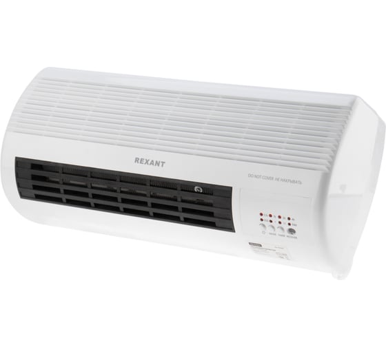 Изображение товара Тепловентилятор электрический настенный REXANT PTC 2кВт, белый 60-0035
