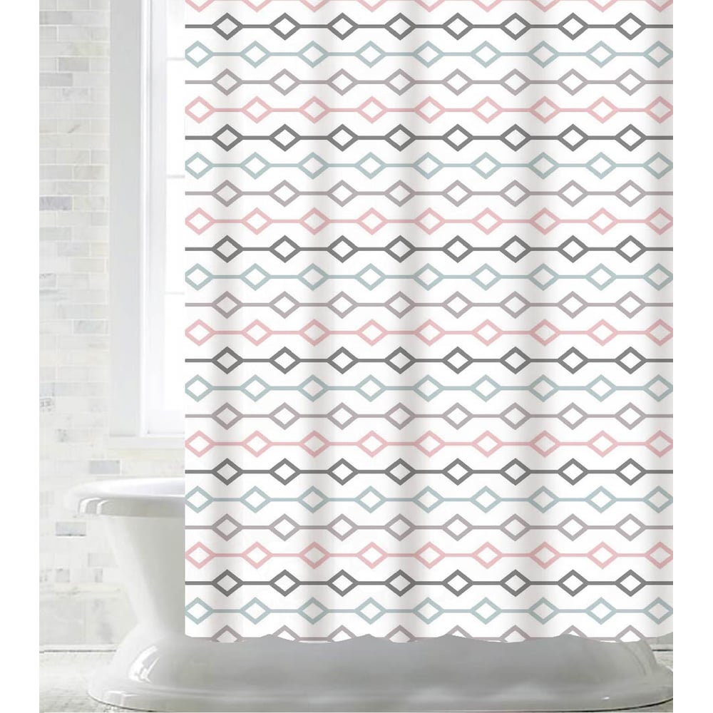 Изображение товара Штора для ванной PRIMANOVA WAVES 180x200 мультиколор водоотталкивающая