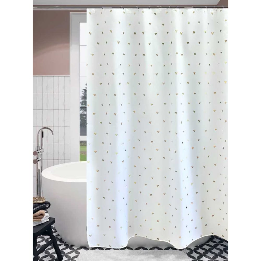 Изображение товара Штора для ванной PRIMANOVA LOVELY 180x200 PLE DR-60071