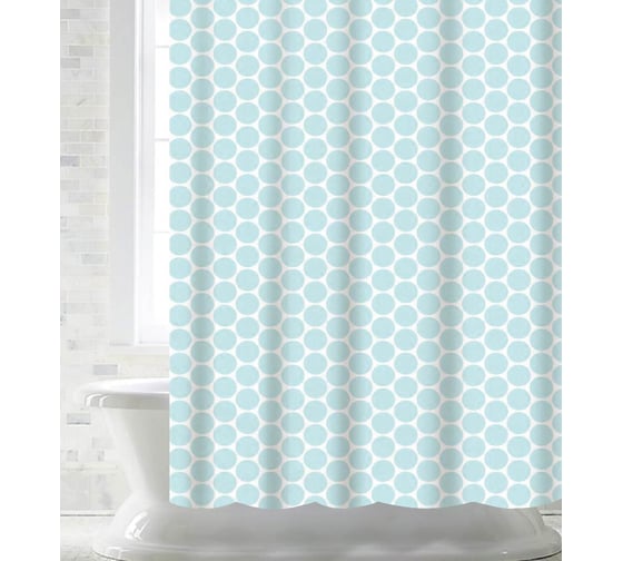 Изображение товара Штора для ванной PRIMANOVA RAIN 180x200 PLE DR-60061