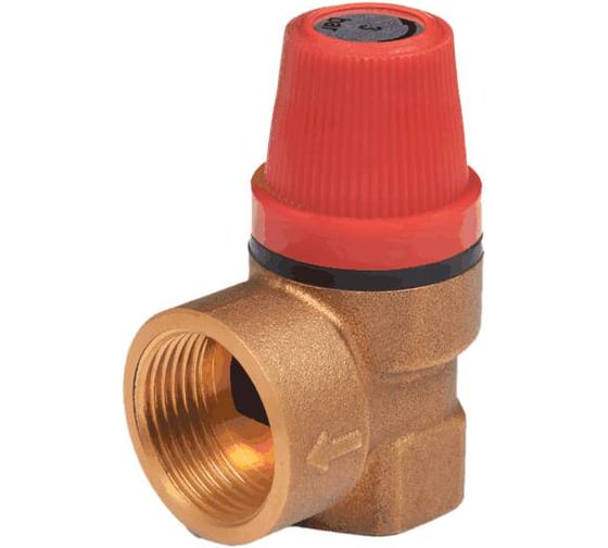 Изображение товара Предохранительный клапан Aquasfera угловой, латунь, 3008 Ду15x15 ВР Рн6 3008-03. 019-2705