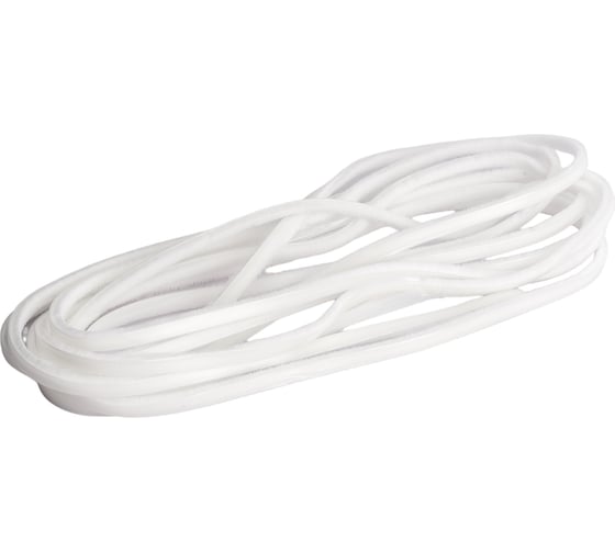 Изображение товара Щеточный уплотнитель Mebax 7х6 белый, в пакете, на пленке, 6 м 00-00001458