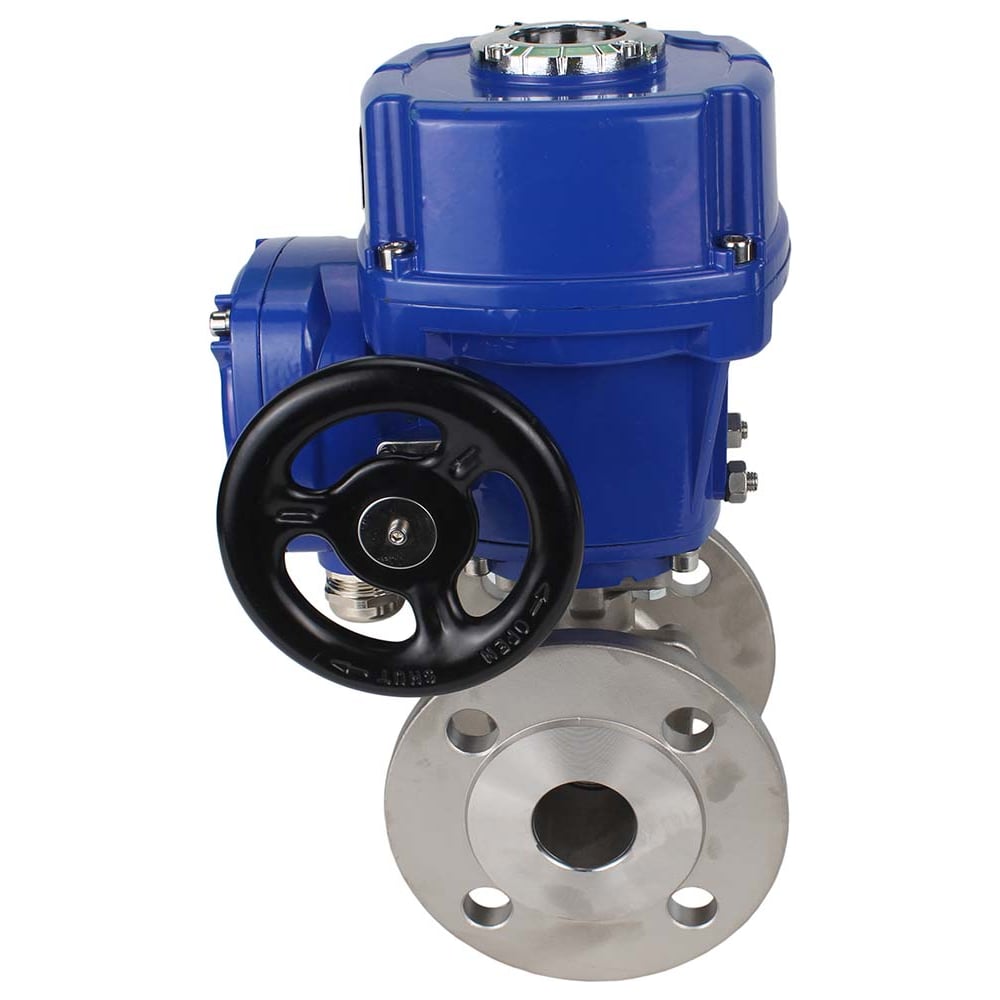 Изображение товара Шаровой кран DN.ru КШФП.316.200 Ду65 Ру16 с электроприводом QT-W 380В