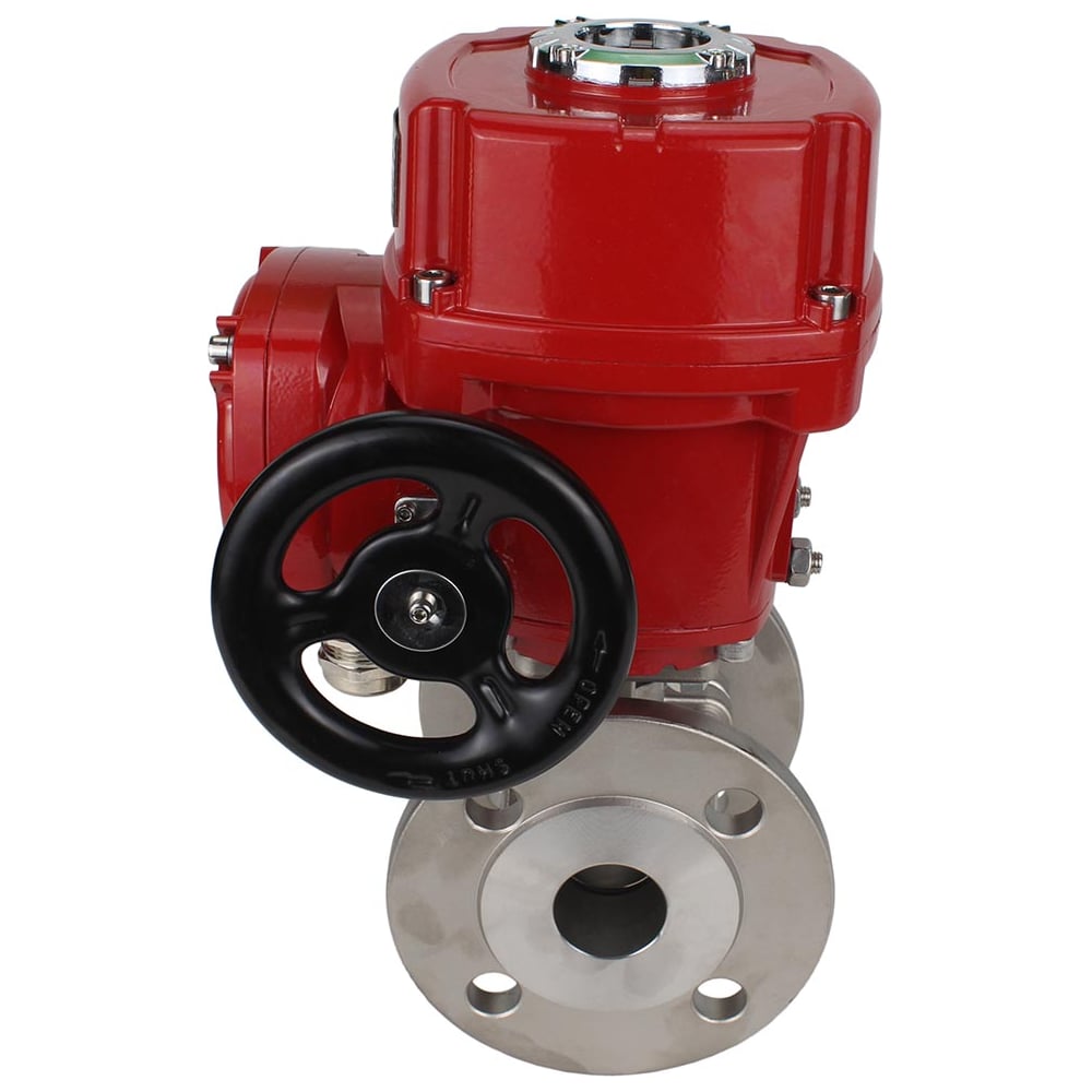 Изображение товара Шаровой кран DN.ru КШФП.316.200 Ду65 Ру16 с электроприводом QT-W (M) EX-010 380В D160-16500