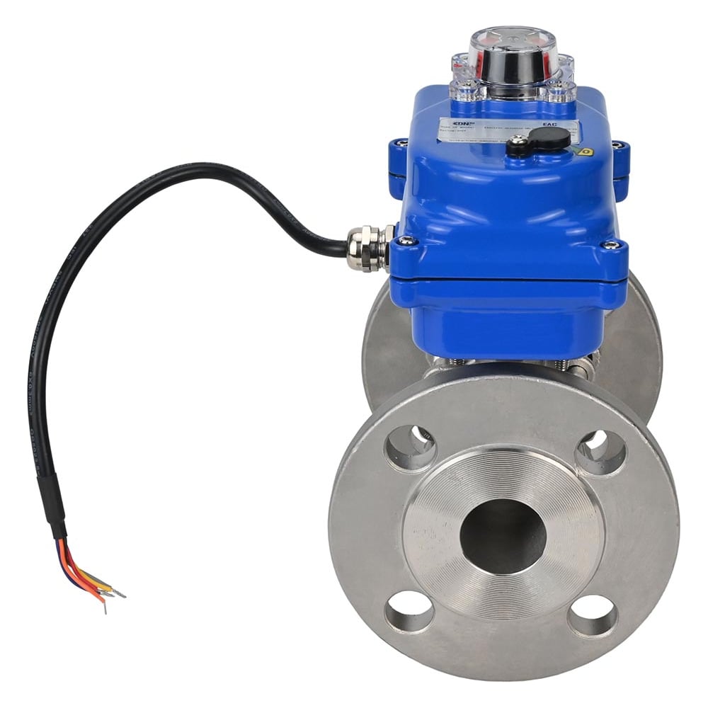 Изображение товара Шаровой кран DN.ru КШФПТ-ISO 316 180 Ду15 Ру40 с электроприводом 24В