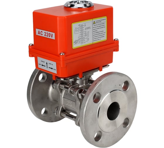 Изображение товара Шаровой кран DN.ru КШФПТ-ISO.316.180 Ду20 Ру40 с электроприводом QT-003-MINI 220В D160-10008