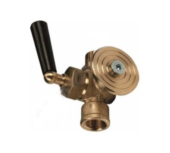 Изображение товара Кран для манометра Giacomini 3-ходовой, латунь, Ду 15, Ру 16, ВР/НР G1/2 R228I R228IY003 012-0103