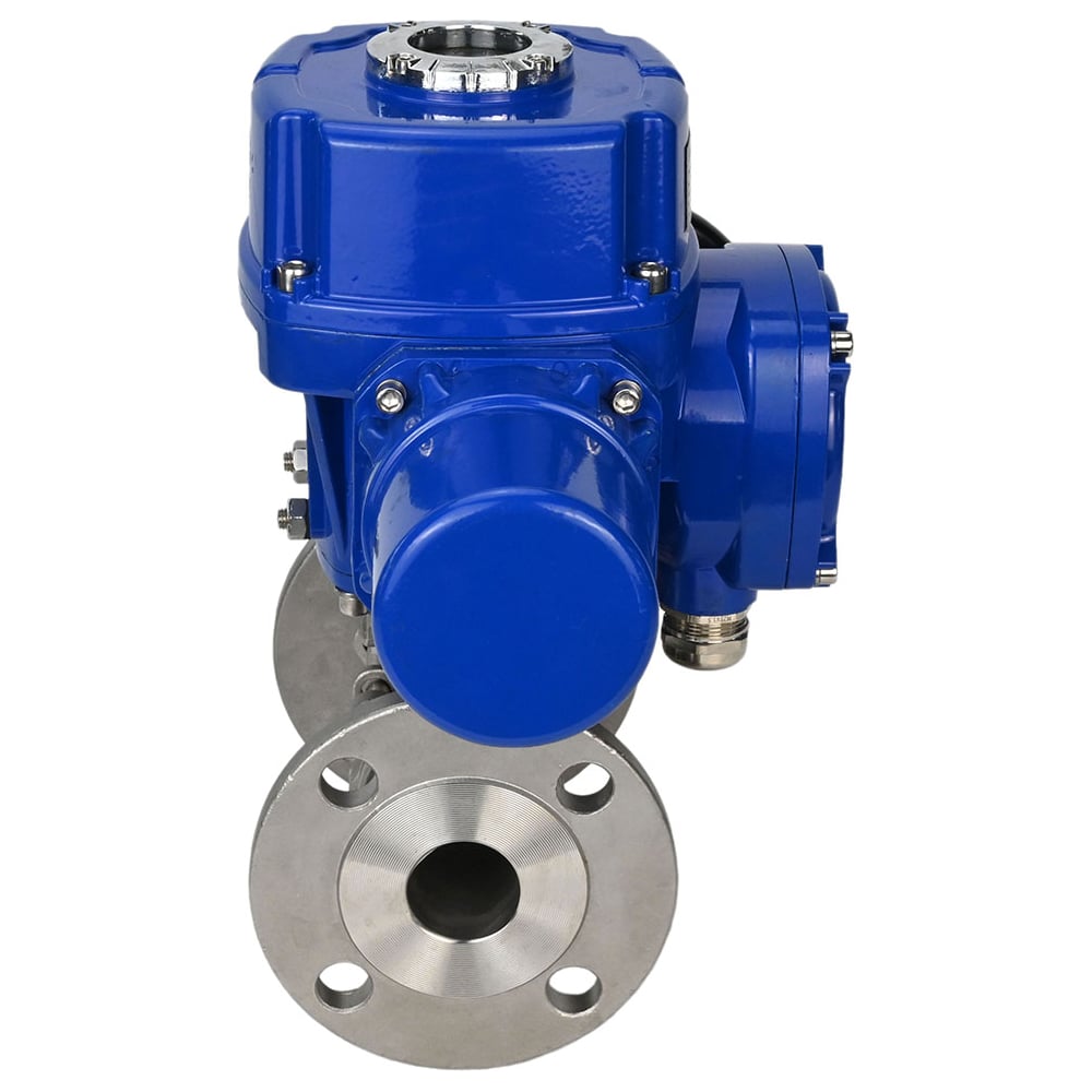 Изображение товара Шаровой кран DN32 с электроприводом и разборным корпусом для автоматизации систем