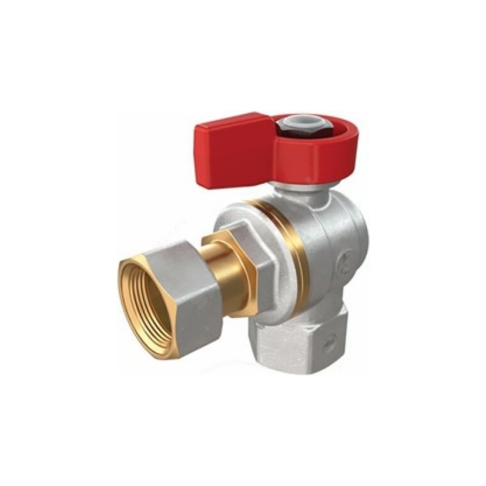 Изображение товара Шаровой кран Giacomini латунь никель угловой Ду 15 Ру 16