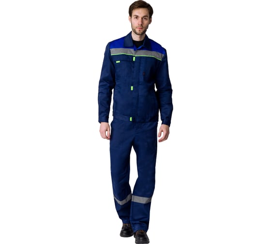 Изображение товара Костюм ФАКЕЛ Фаворит-2 СОП, темно-синий/васильковый, р. 44-46, рост 182-188 87478982.003