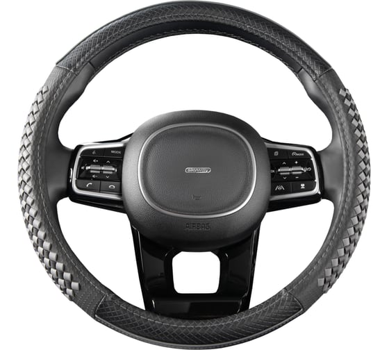 Изображение товара Оплетка SKYWAY Combo-11 M Черно/серая экокожа S01102472