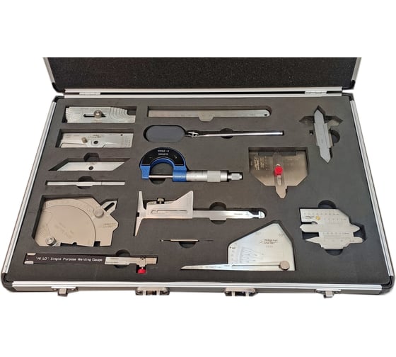 Изображение товара Набор шаблонов сварщика WG 13 инструментов с первичной калибровкой АЛЬФА-НДТ УП-00002773