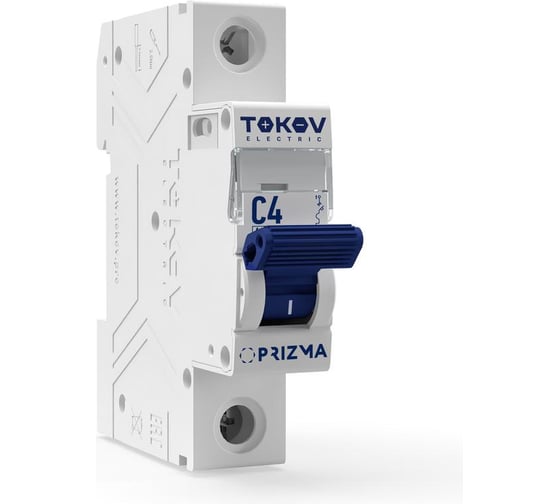 Изображение товара Выключатель автоматический модульный TOKOV ELECTRIC 1П 4А 4.5кА х-ка C TKE-PZ45-MCBI-1-4-C