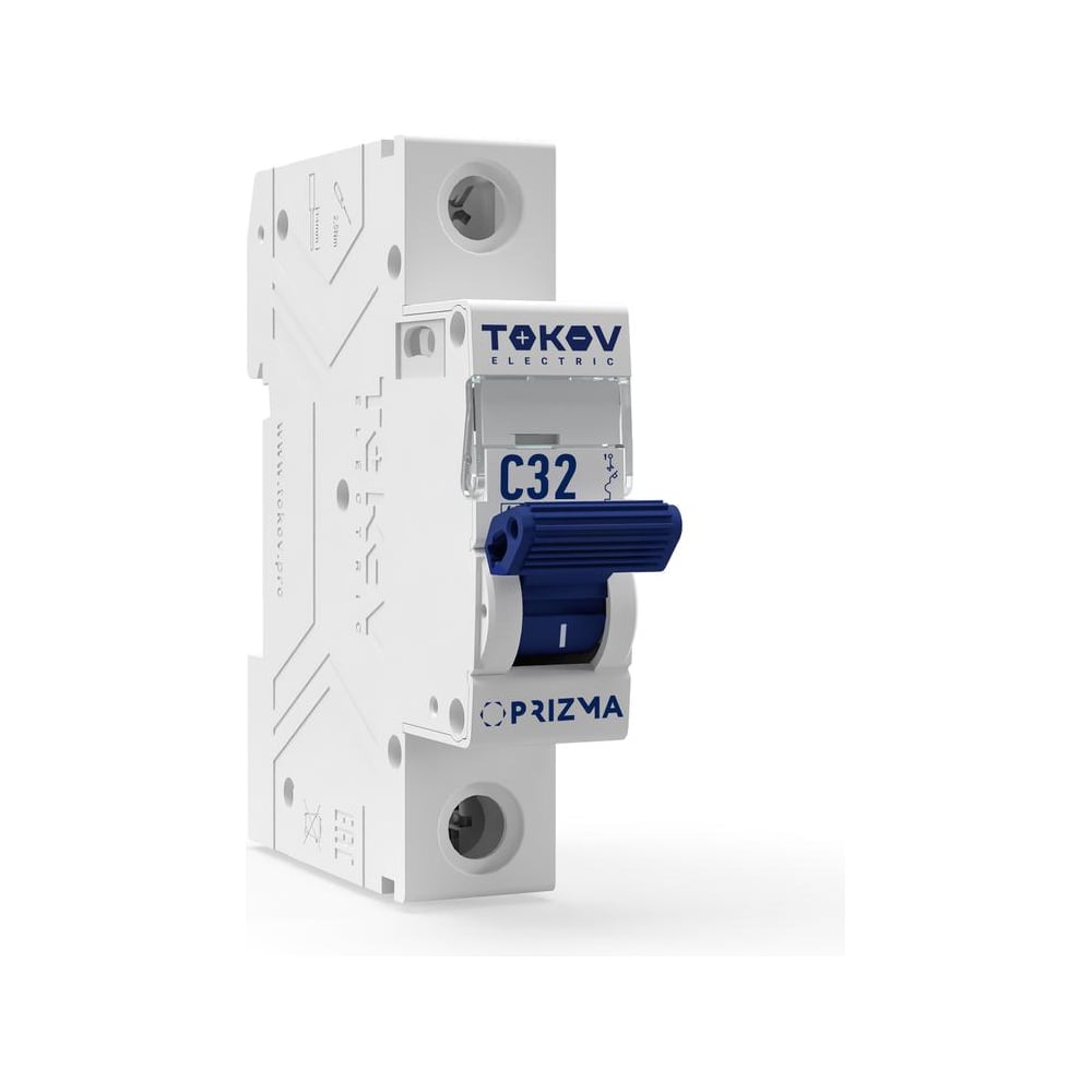 Изображение товара Выключатель автоматический модульный TOKOV ELECTRIC 1П 32А 6кА х-ка C TKE-PZ60-MCBI-1-32-C