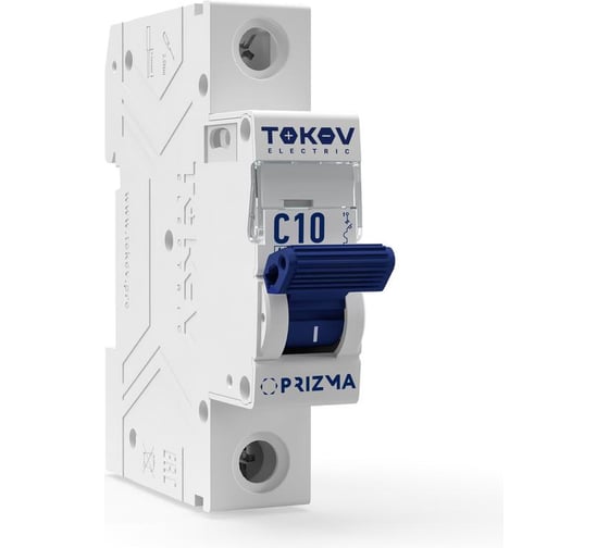 Изображение товара Выключатель автоматический модульный TOKOV ELECTRIC 1П 10А 6кА х-ка C TKE-PZ60-MCBI-1-10-C