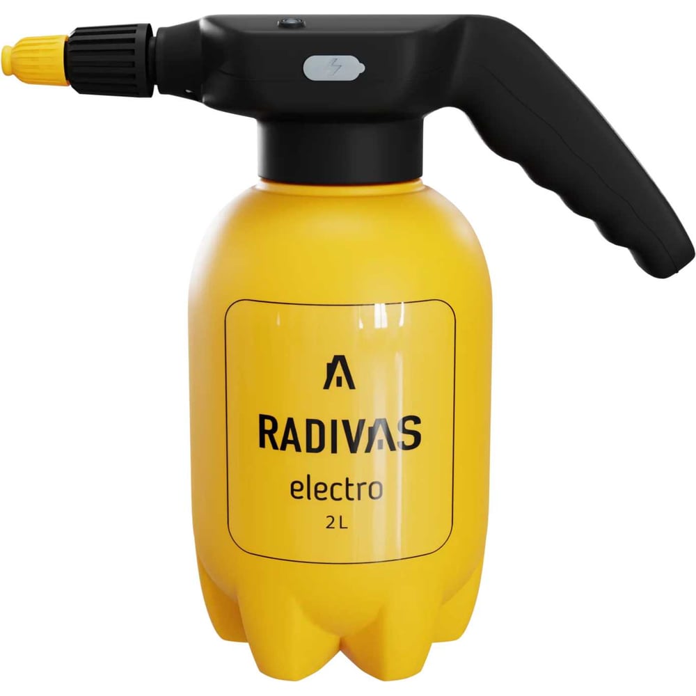 Изображение товара Опрыскиватель Radivas Electro 2л желтый бытовой ручной