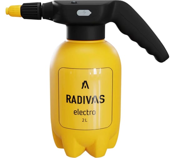 Изображение товара Опрыскиватель Radivas Electro 2л, желтый Ц0000037450