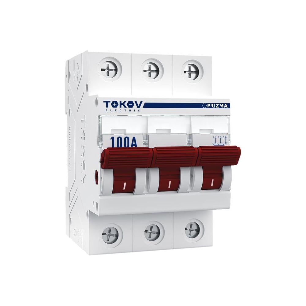 Выключатель нагрузки модульный TOKOV ELECTRIC3П 100А TKE-PZ60-MDSI-3-100