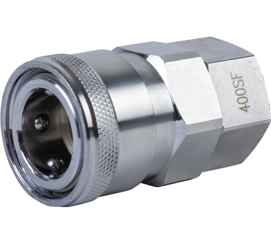 Изображение товара Штекер высокой пропускной способности быстросъемный рапид (мама) – 1/2F WIEDERKRAFT WDK-400SF