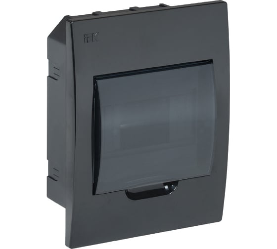 Изображение товара Корпус IEK KREPTA 3 ЩРВ-П-6 IP41, черный, пластиковый MKP12-V-06-41-K02