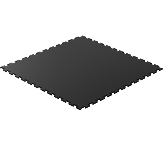 Изображение товара Модульное покрытие PALITRA TECHNOLOGY модель 1, ПВХ, чёрное 50471-1-B