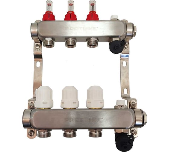 Изображение товара Коллекторный блок с расходомерами PROFLINE 3 выходов 1x3/4 УТ-00049409