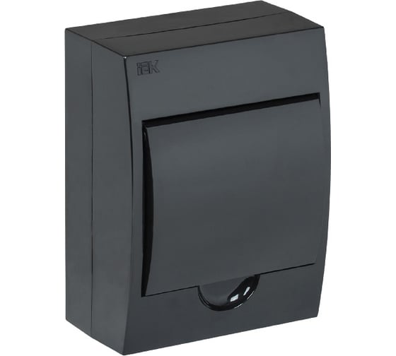 Изображение товара Корпус IEK KREPTA 3 ЩРН-П-6 IP41, черный, пластиковый MKP12-N-06-41-K02