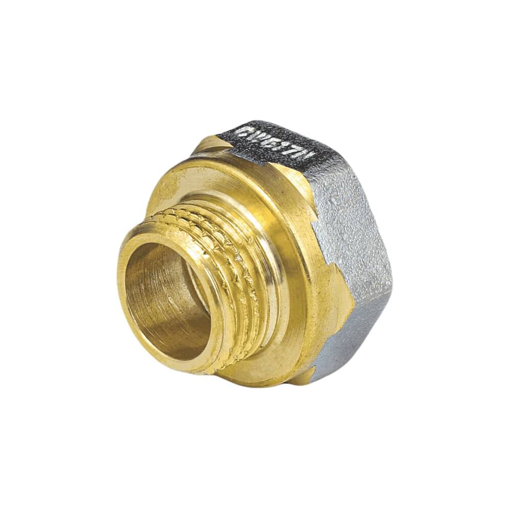 Изображение товара Переход латунный Aquasfera Ду50x40 никель резьба внутренне-наружная