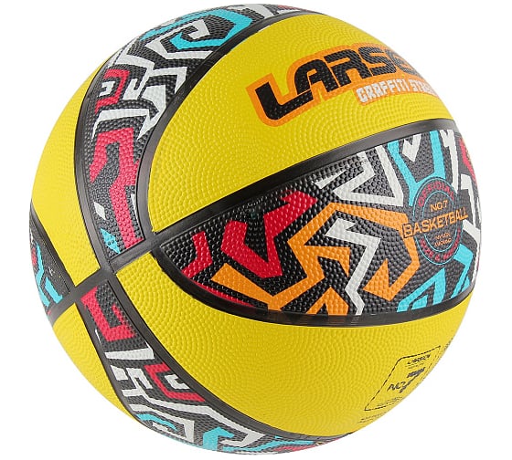 Изображение товара Мяч баскетбольный Larsen RB7 Graffiti Street Multycolor 4690222183801