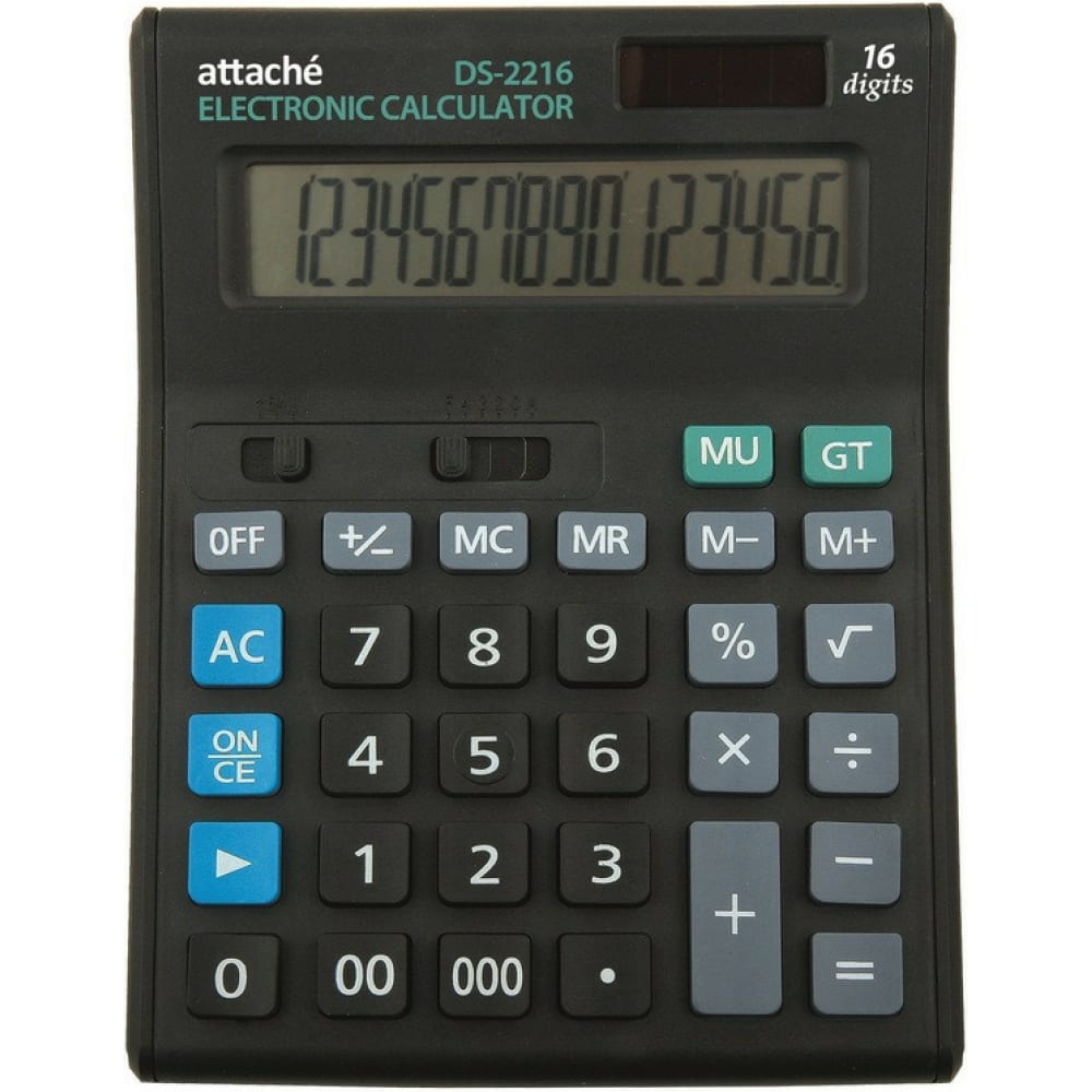 Полноразмерный настольный калькулятор Attache прописи математика цифры и числа от 0 до 20 1 класс