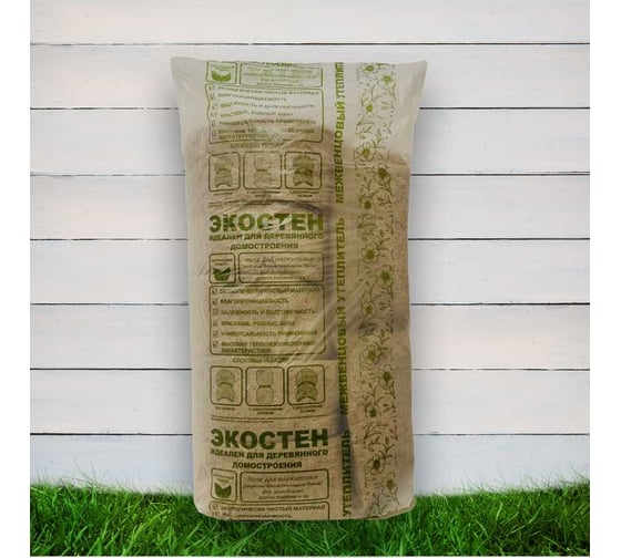 Изображение товара Межвенцовый утеплитель Сибшнур ЭКОСТЕН 4-5 мм, 150 мм, 5x20 м 60028