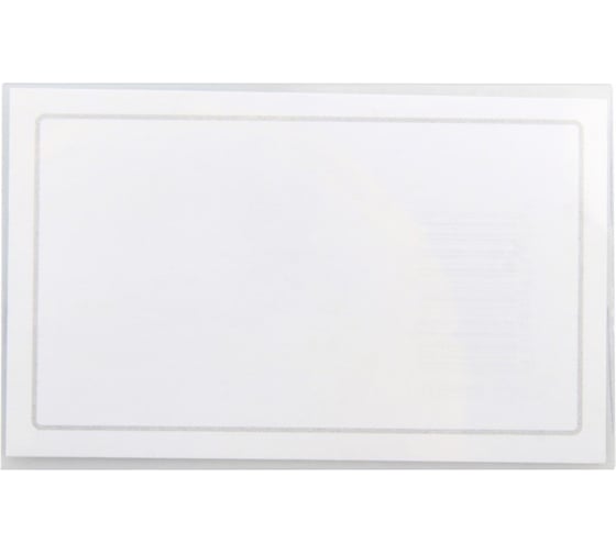 Изображение товара Бейдж Attache Economy 90х55 мм, металлический зажим/булавка, 50 шт, 18 мкм 956423