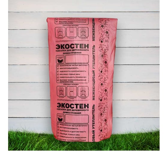 Изображение товара Межвенцовый утеплитель Сибшнур ЭКОСТЕН 10 мм, 100 мм, 8x10 м 60008