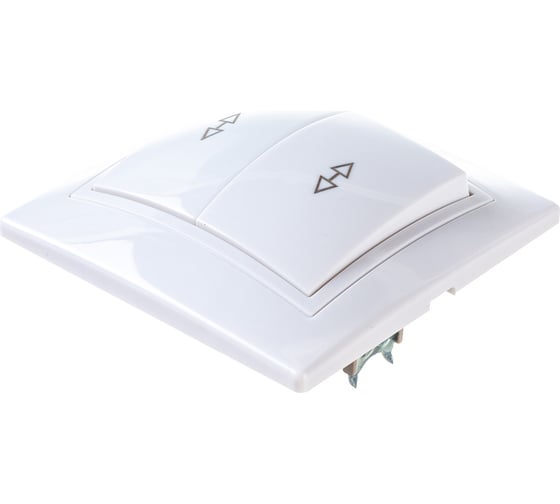 Изображение товара Выключатель GENERICA ВСп10-2-0-КБ 2кл проход. 10А КВАРТА белый EVK22-K01-10-DM