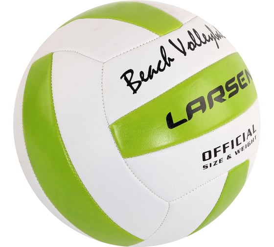 Изображение товара Мяч волейбольный Larsen пляжный Beach Volleyball Green 4690222160390