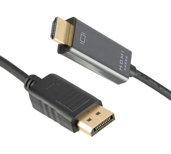 Изображение товара Кабель ProMega jet DisplayPort-HDMI 4K M/M, 1.8м, чер (OAVDC010) 1880128