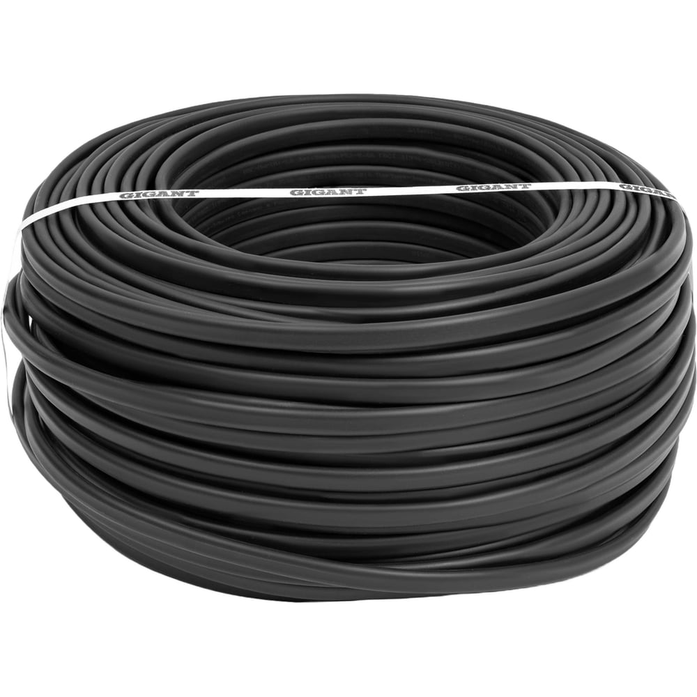 Изображение товара Кабель ВВГ-Пнг А LS 3x1,5мм2, длина 100м, по ГОСТ, плоский, бухта, черный